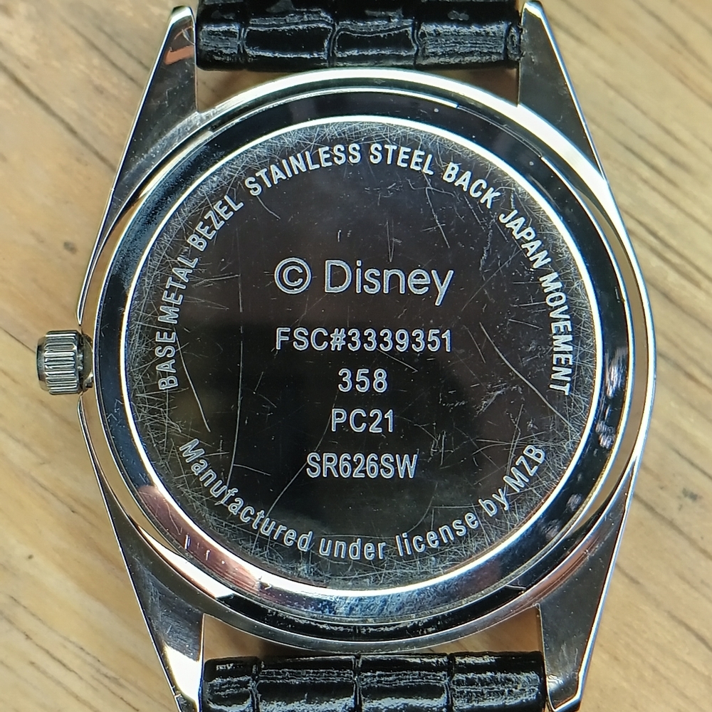 X MZ Berger Quartz Disney Cinderella watch. 35mm diameter Silver case, Bl - Picture 7 of 8